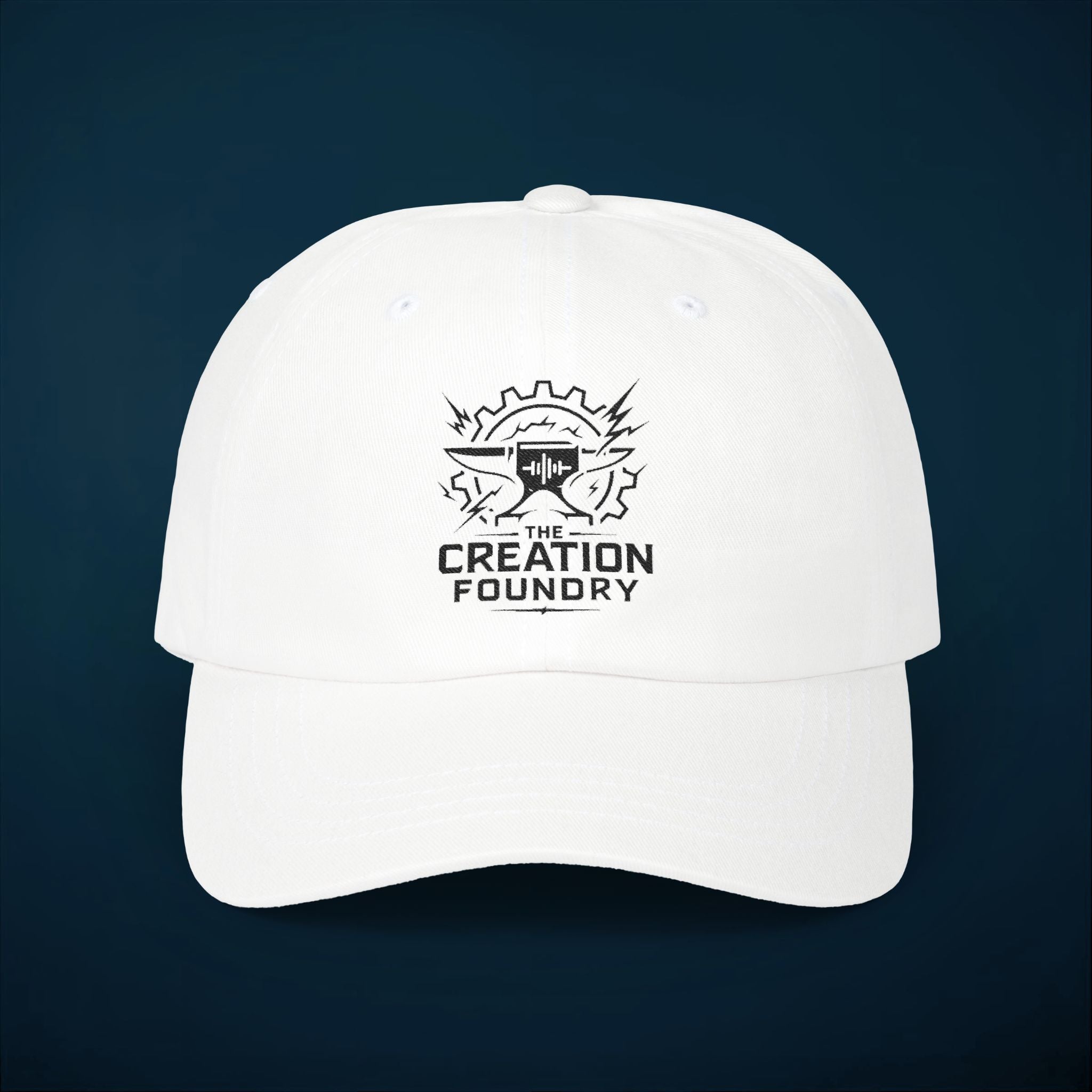 The Creation Foundry Core Collection Cap (Black Stitching)
