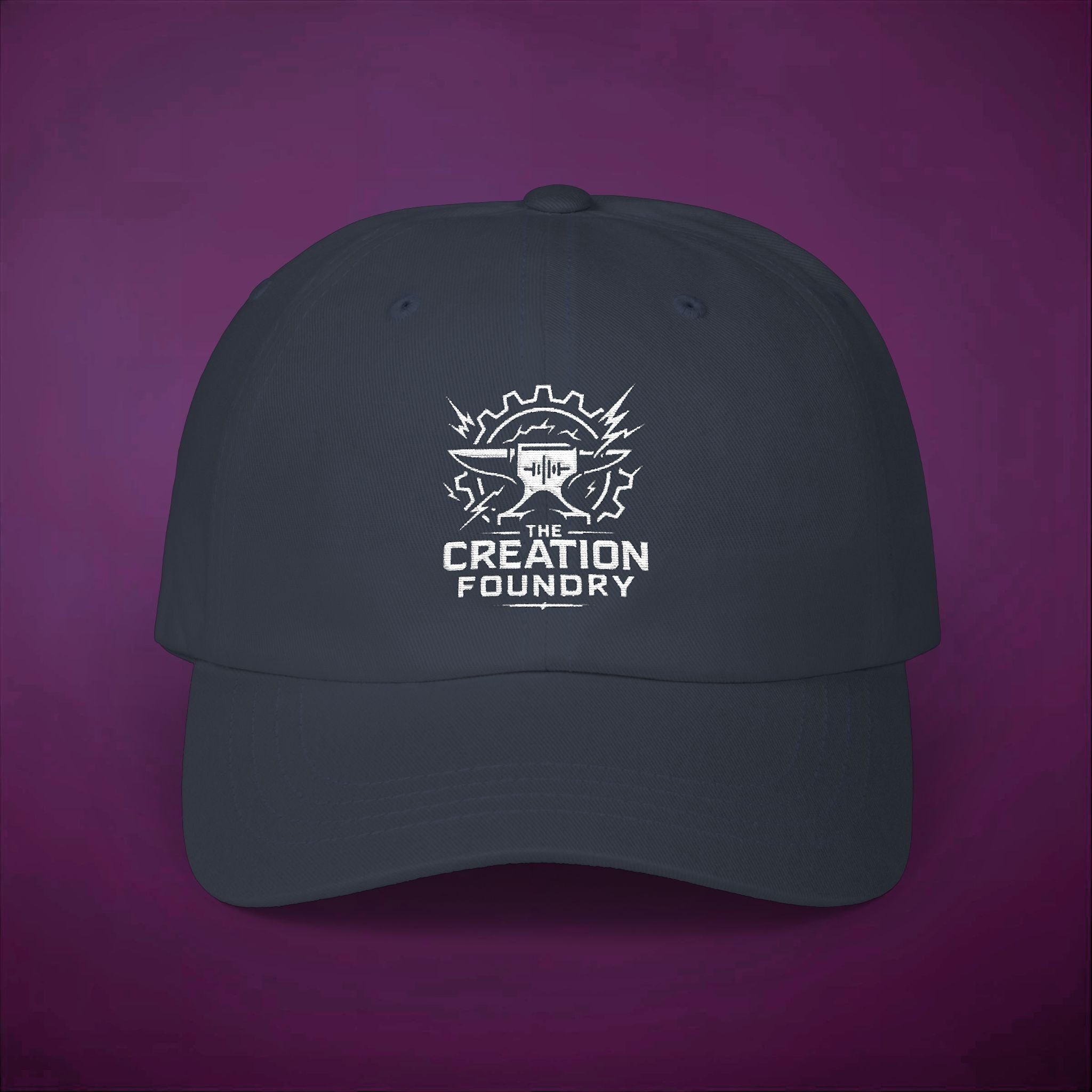 The Creation Foundry Core Collection Cap (White Stitching)
