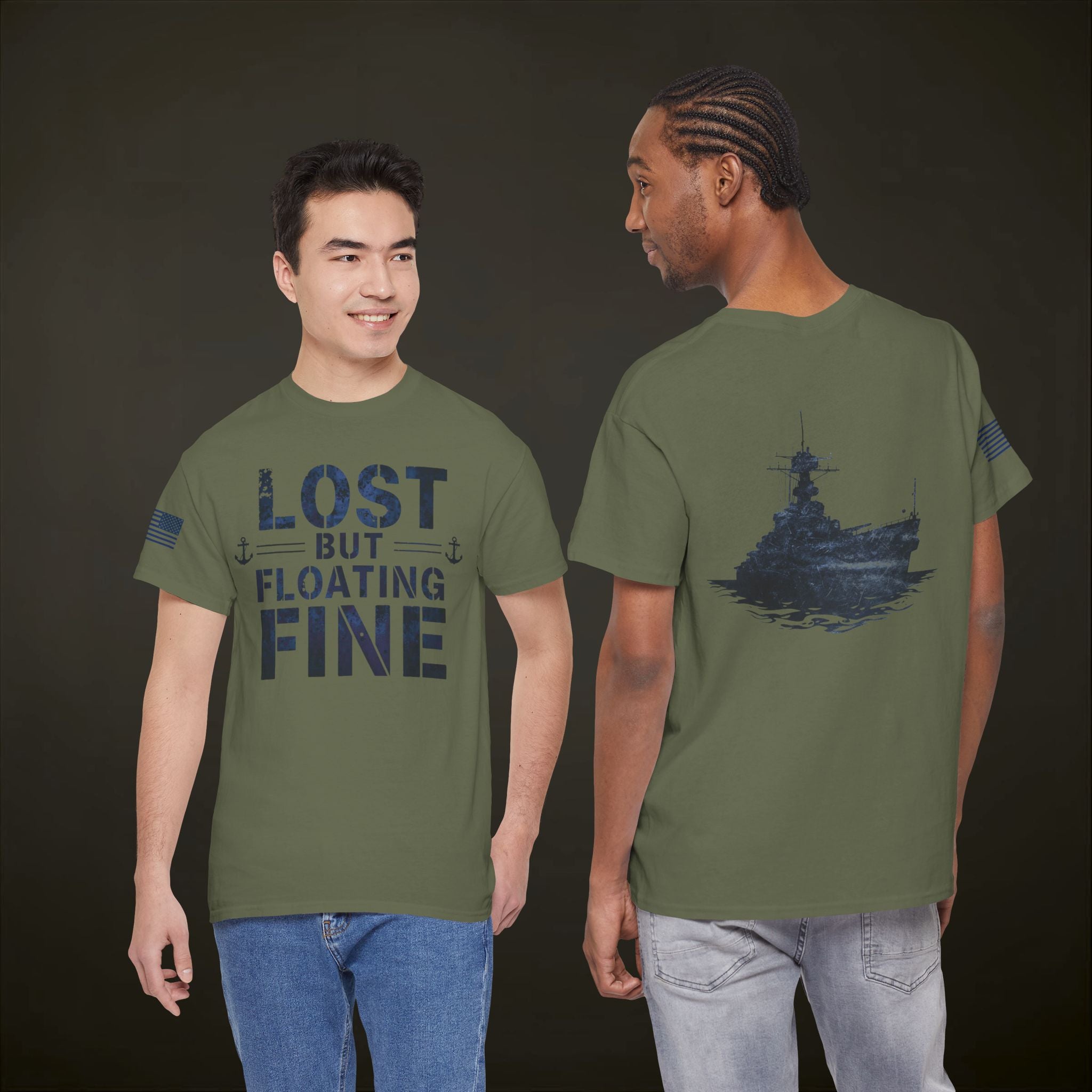 Lost But Floating Fine Tee