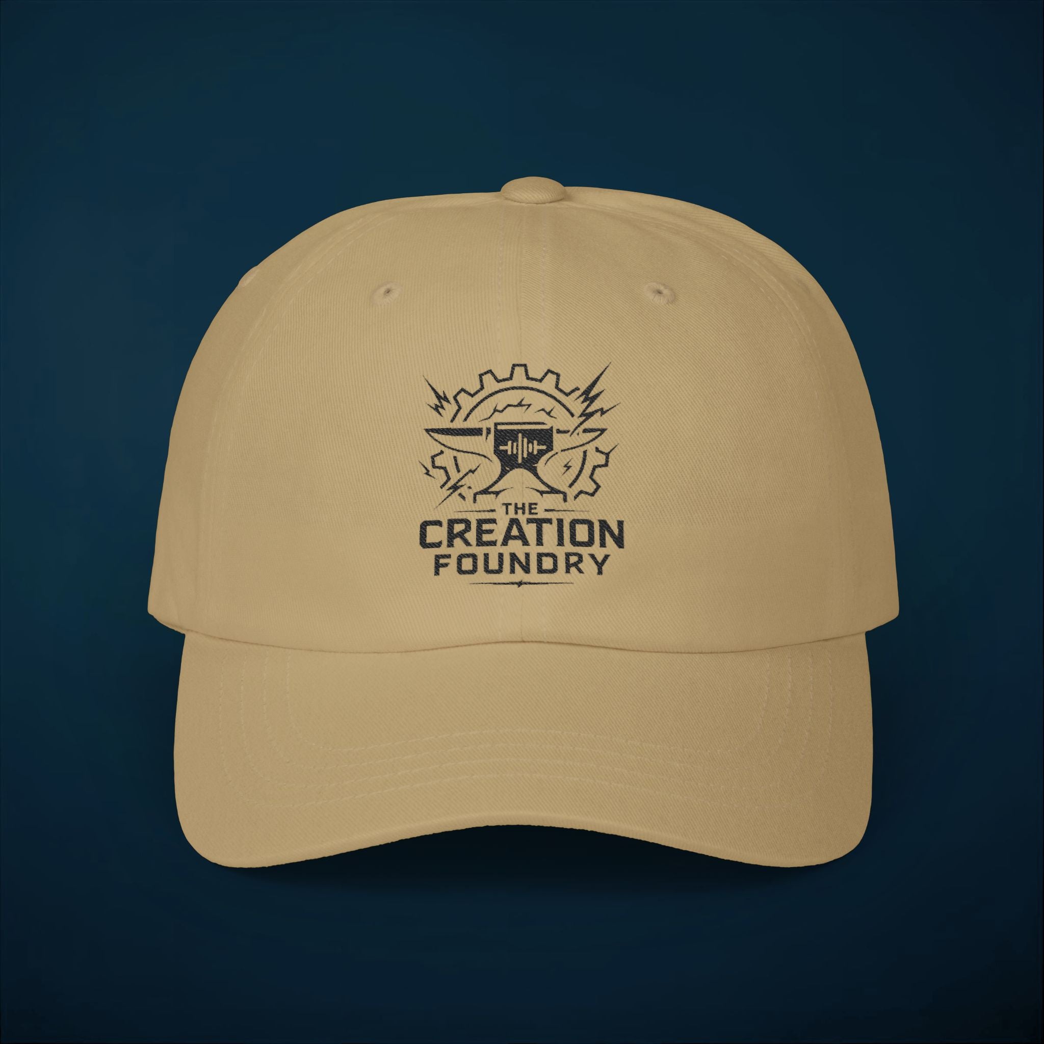 The Creation Foundry Core Collection Cap (Black Stitching)