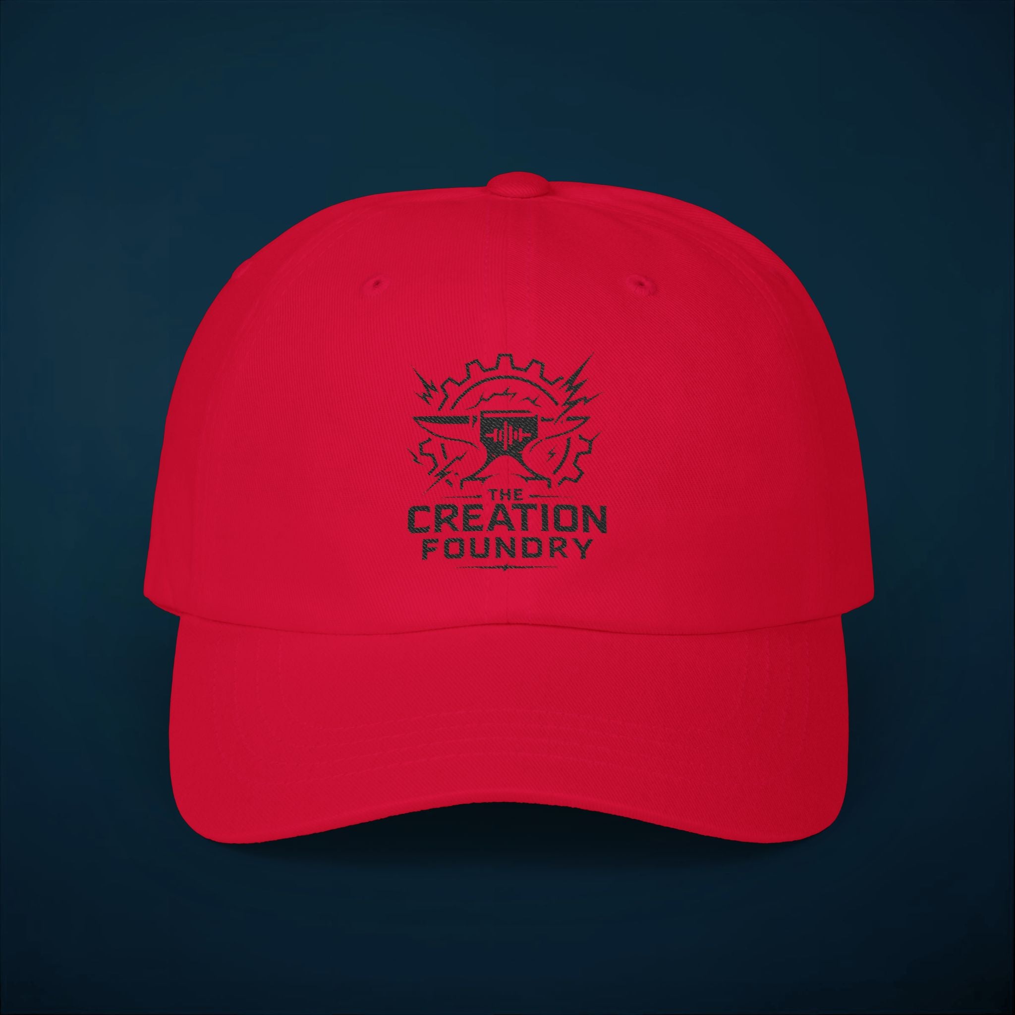 The Creation Foundry Core Collection Cap (Black Stitching)