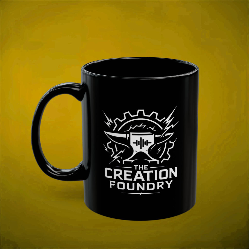 The Creation Foundry Core Collection Ceramic Mug (Black) (11oz)