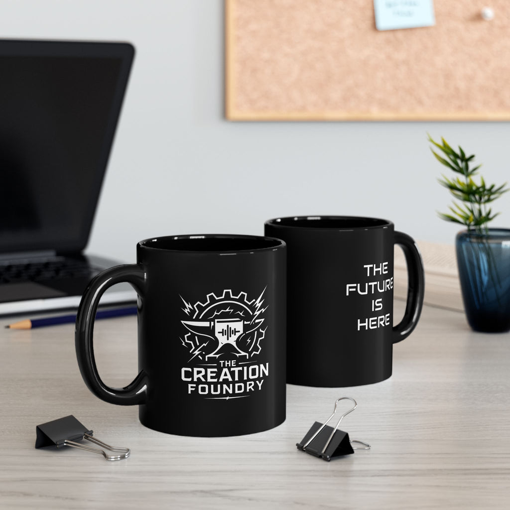 The Creation Foundry Core Collection Ceramic Mug (Black) (11oz)
