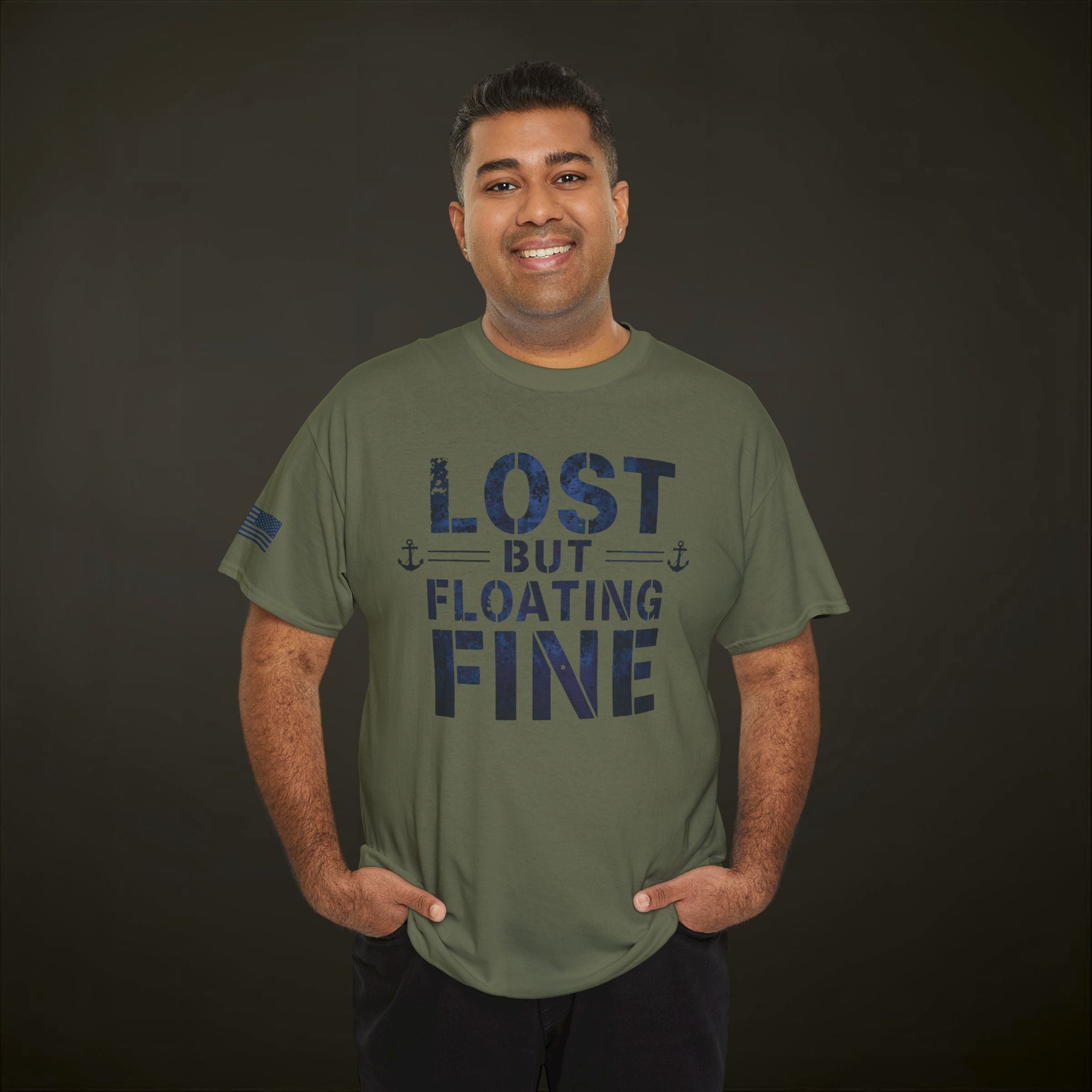 Lost But Floating Fine Tee