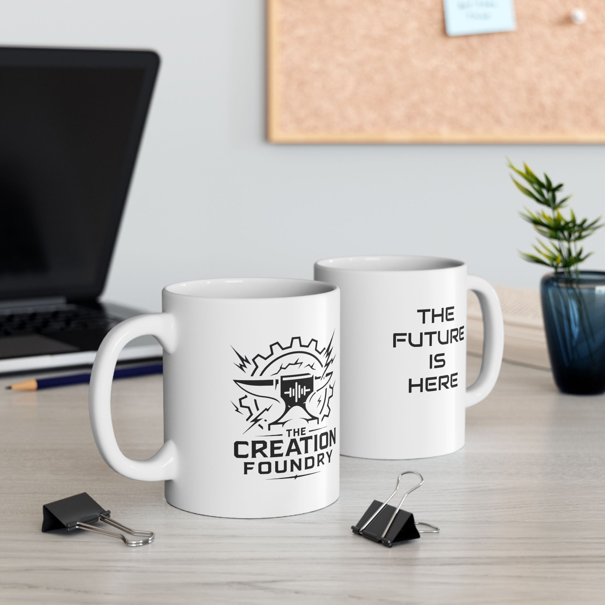The Creation Foundry Core Collection Ceramic Mug (White) (11oz)