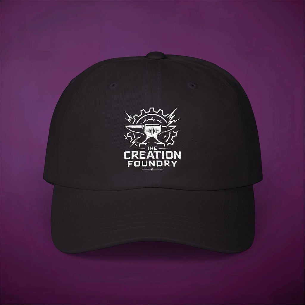 The Creation Foundry Core Collection Cap (White Stitching)