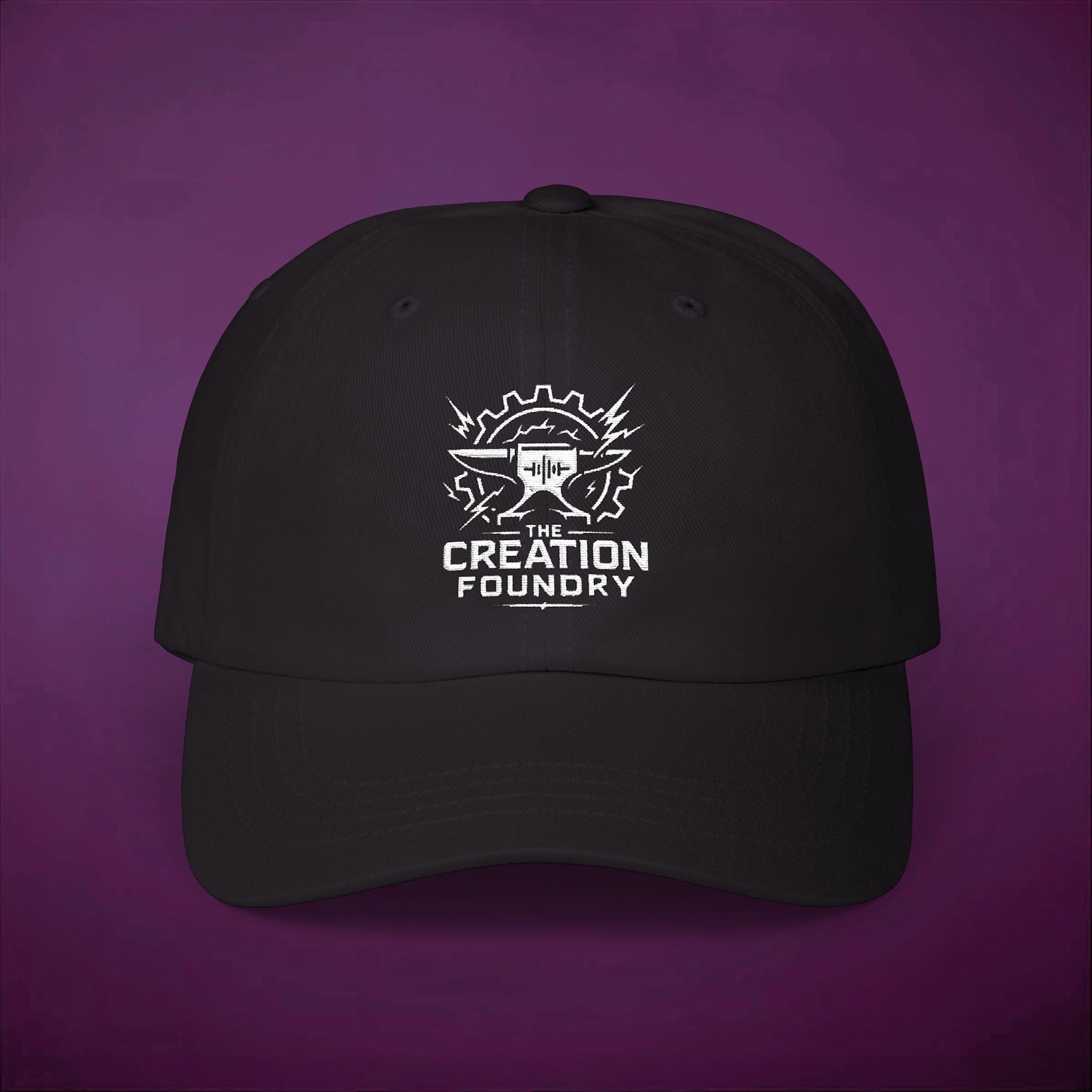 The Creation Foundry Core Collection Cap (White Stitching)